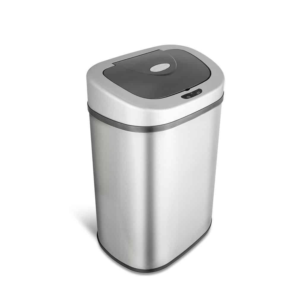 Motion Sensor Trash Can 2.1 Gallon Garbage Touchless Automatic Stainless Steel